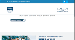 Desktop Screenshot of bavaria-yachting.gr