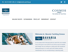 Tablet Screenshot of bavaria-yachting.gr